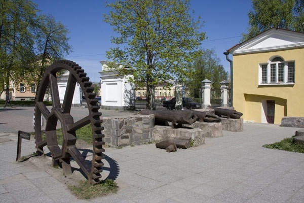 Экспозиция музея в парке