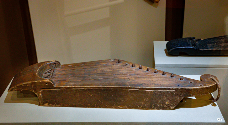Kantele 12-string. Wood. First half of the 19th century. Olonets governorate.
