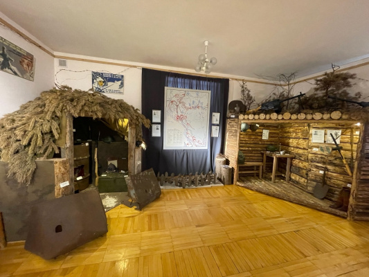 Часть экспозиции "Незнаменитая война"