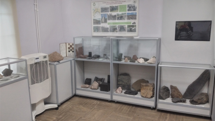 Геологическая коллекция в Региональном музее Северного Приладожья