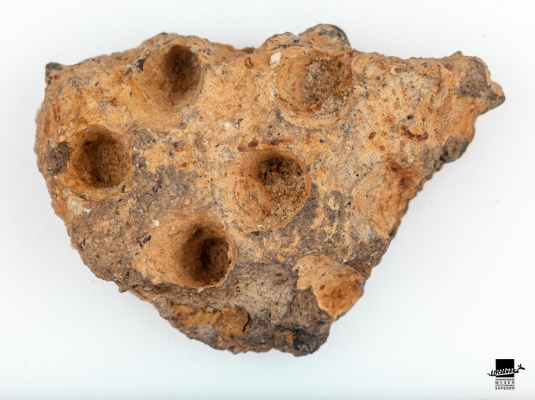 Керамика ямочно-гребенчатая, фрагмент. IV тыс. до н.э.