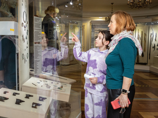 Посетители Национального музея Карелии