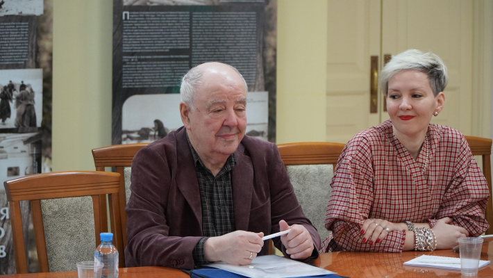 Михаил Гольденберг, директор Национального музея Республики Карелия и Аля Кузнецова, эксперт по музейным коммуникациям и работе с сообществами